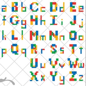 Block Letters SVG. Cricut cut files, Silhouette. Layered files. Alphabet svg. Block Font SVG. Nursery blocks svg. Nursery PNG dxf eps.