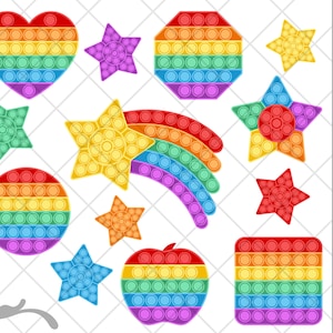 Pop it SVG. PNG. Cricut Schnittdateien, Layered Files. Silhouettendateien. Mohn, Mohn. Bubble fidget Spielzeug. DXF, eps.  Sofort Download!