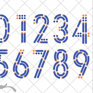 Zahlen SVG. Cricut Geschnittene Dateien, Silhouette. Layered Dateien. DartZahlen svg. Zahlen zum Geburtstag png. Dxf. Eps. Sofort Download! Digitale.