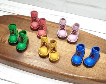 Handmade Leather Boots for Blythe Doll: Fits OB22, Azone Dolls