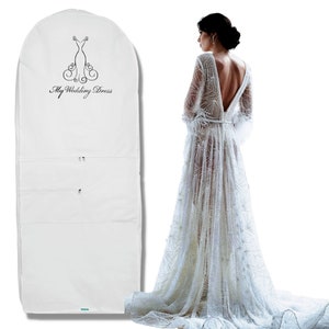 Evening gown garment bag top