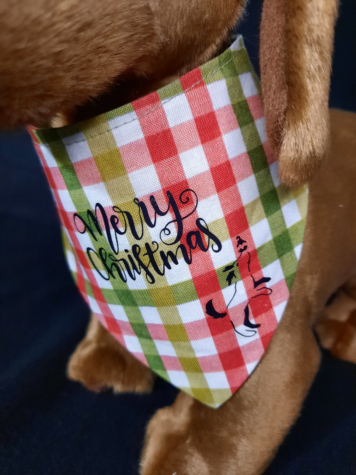 Personalized Pet Bandana Velcro Closure Reversible Pet Etsy