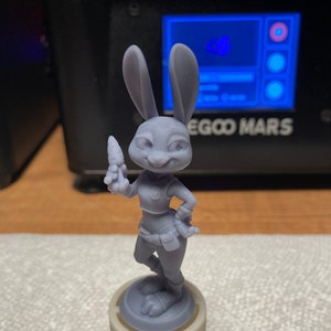 Zootopia Judy Hopps : Furry 3D Resin Figurine