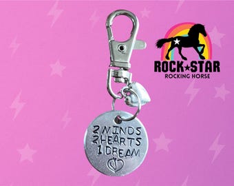 Hand Stamped Horse Charm: Personalized Horse Lover Gift