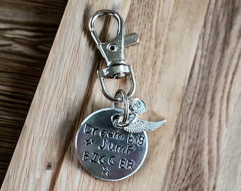 Hand Stamped Horse Name Tag: Personalized Bridle Charm
