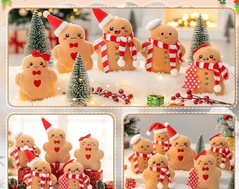 Plüsch Lebkuchen Schlüsselanhänger