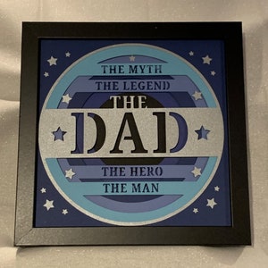 3D framed Dad picture