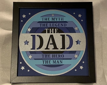 3D framed Dad picture