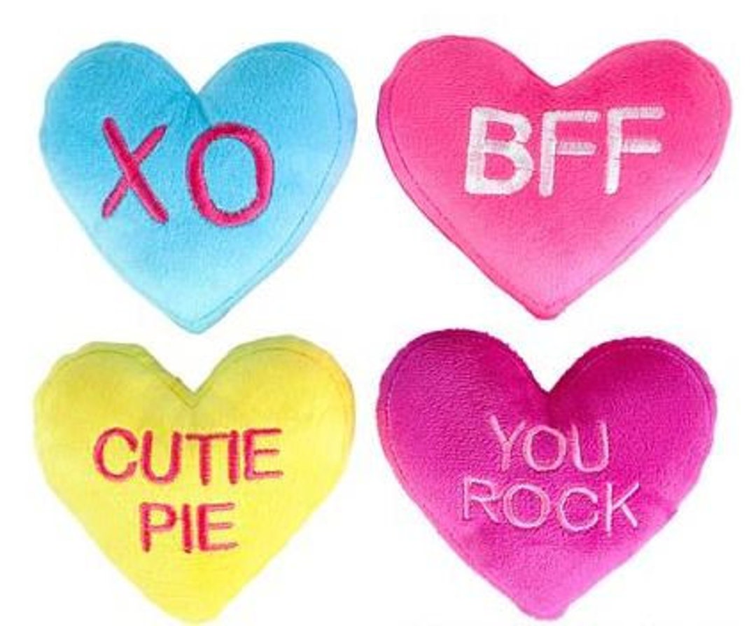 Personalized Plush Conversation Heart Etsy