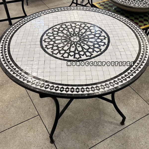 Outdoor Mosaic Table Etsy