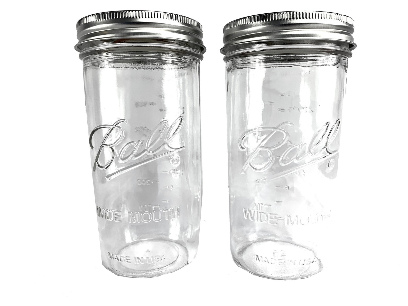 Ball 24oz Pint and a Half Canning Jar Wide Mouth With Lid Etsy