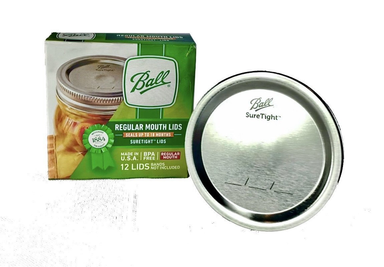 Ball Mason Jar Lids Regular Mouth BPA Free Etsy