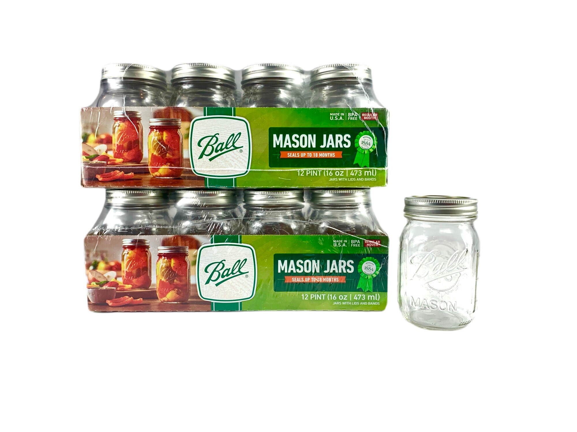Ball 32oz Quart Canning Jar Regular Mouth With Lid and Etsy