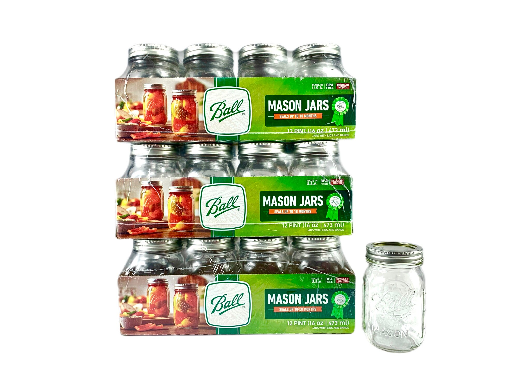 Ball 32oz Quart Canning Jar Regular Mouth With Lid and Etsy