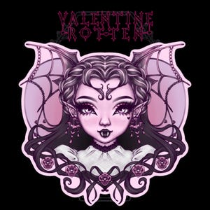 Elegant Vampire Draculaura Monster High Skullector Doll Sticker, Keychain, Mini Print, or bundle