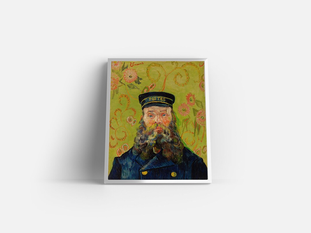The Postman Joseph Roulin Vincent Van Gogh 1889 Oil - Etsy