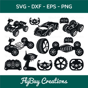Coche de carreras svg / Rc coche svg / coche deportivo svg / coche svg / coche de lujo svg / super coche svg / coche de carreras svg / eps / dxf / png / archivo de corte /