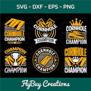 Cornhole Champion SVG Cornhole Game Tshirt Bundle Cornhole Quote Design, TG 0001