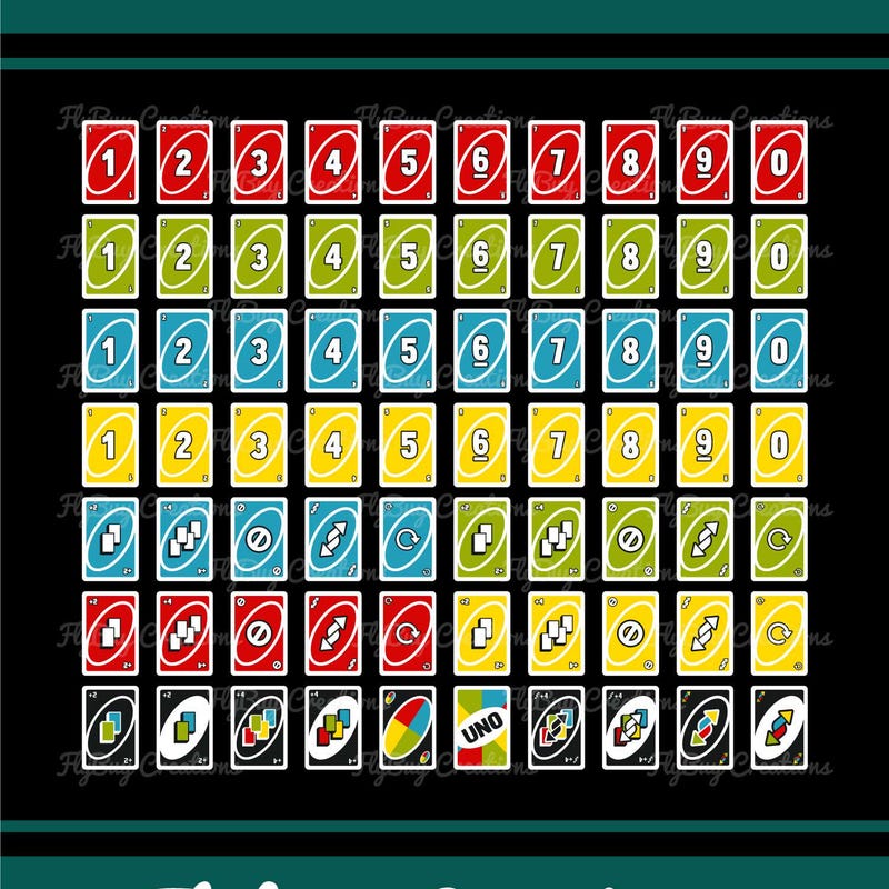 Uno Card Wild Card Etsy Uno Card Wild Card Etsy