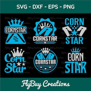 Cornstar SVG Cornhole Game Tshirt Bundle Cornhole Quote Design, TG 0004
