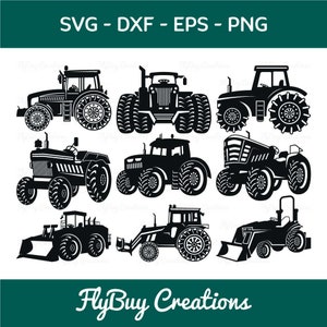 Tractor SVG Bundle-Farm Tractor Svg-Farm Transportation Svg-Giant Tractor Svg-Farm Life Svg