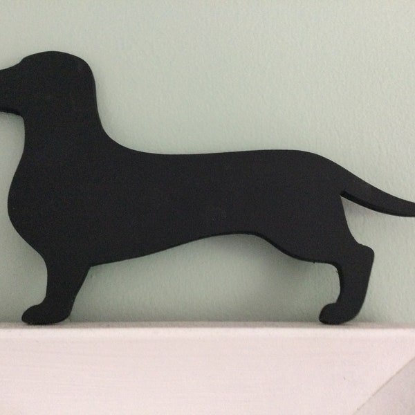 Dachshund Dog Door Topper Silhouette Picture Frame Shelf Great Gift Present for any Dog lover Toppers