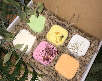 Aromatherapy Shower Steamer Gift Box, Essential Oils, Botanicals, Set of 6
