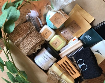 Vegan Spa Gift Box for Him – Self Care Pamper Kit
