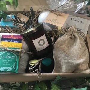 Luxury Wellbeing Hamper For Men, Self Care Giftbox