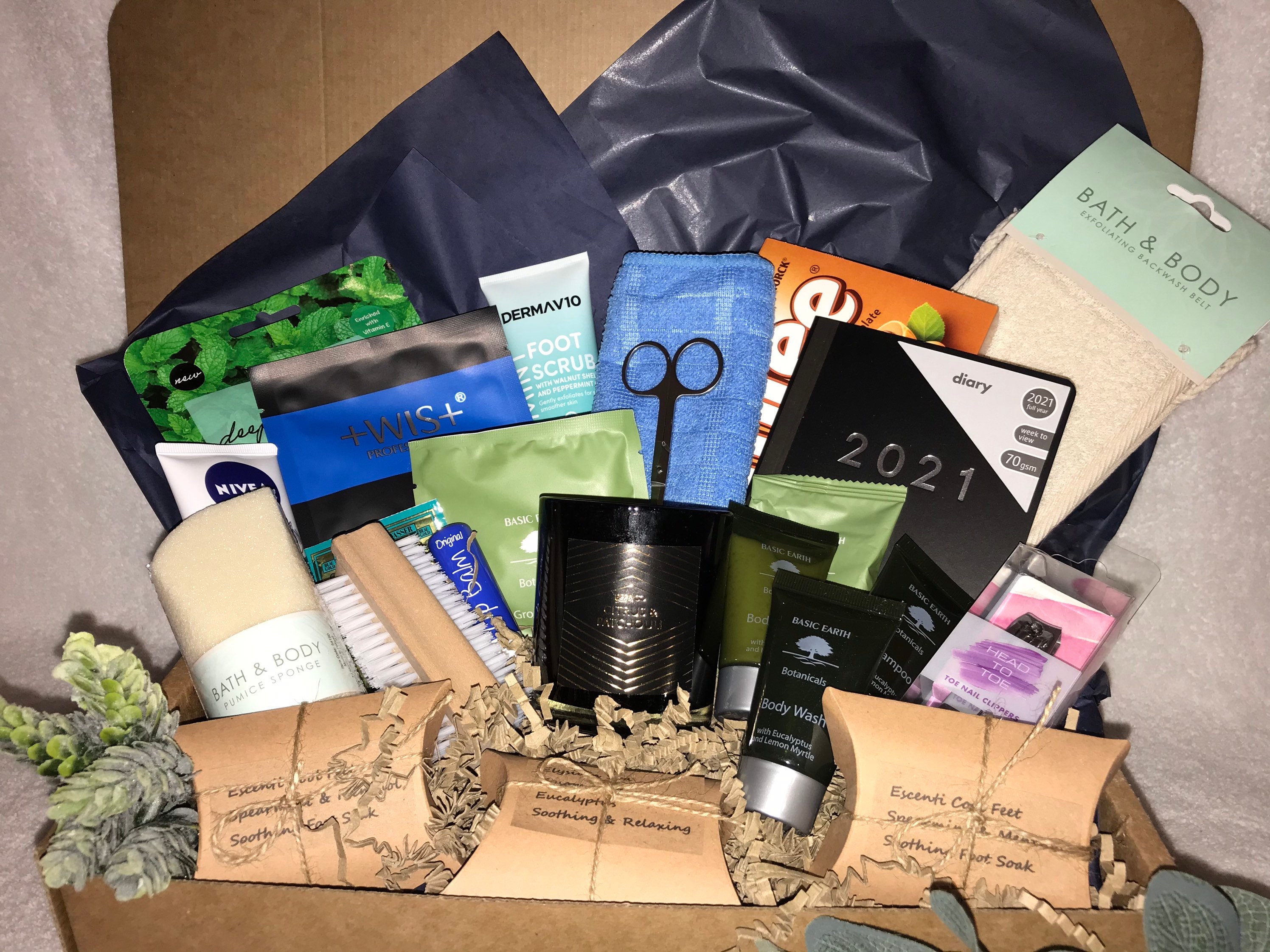 Mens luxury Spa Pamper Box Pamper Hamper For Him Self Care Etsy
