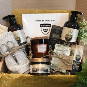 Luxury Beard Care Gift Set: Shampoo, Oil, Balm & More