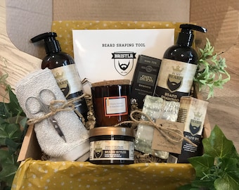 Luxury Beard Care Gift Set: Shampoo, Oil, Balm & More