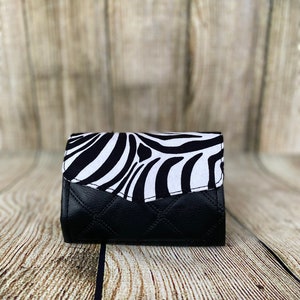 Mini bolsa ncw feita à mão, carteira