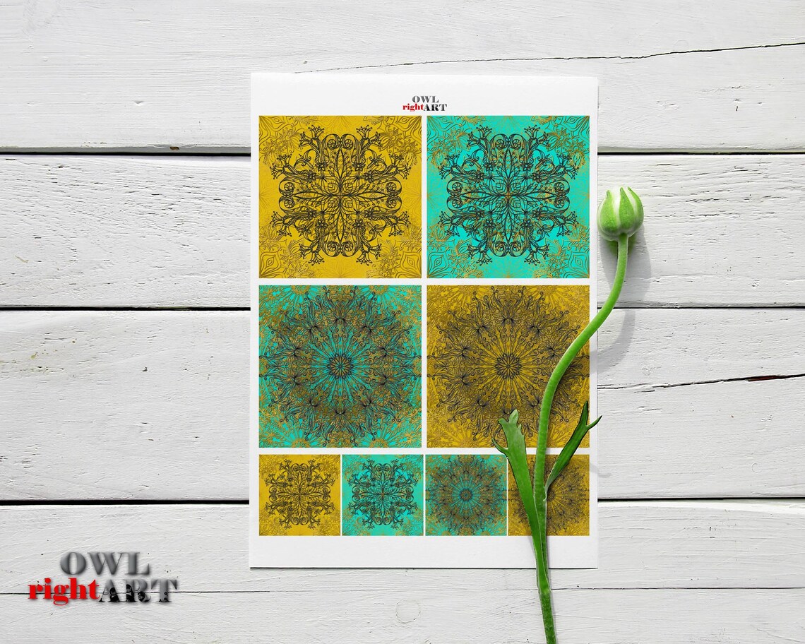 Solar Lights Printable Download Digital Collage Sheet - Etsy