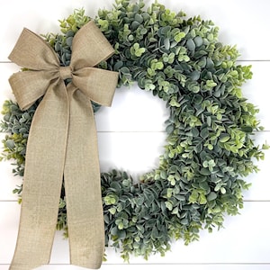 Eucalyptus Wreath, Farmhouse Wreath, Year Round Wreath, Front Door Wreath, Wedding Wreath, Spring Decor, Winter Wreath, Christmas Wreath