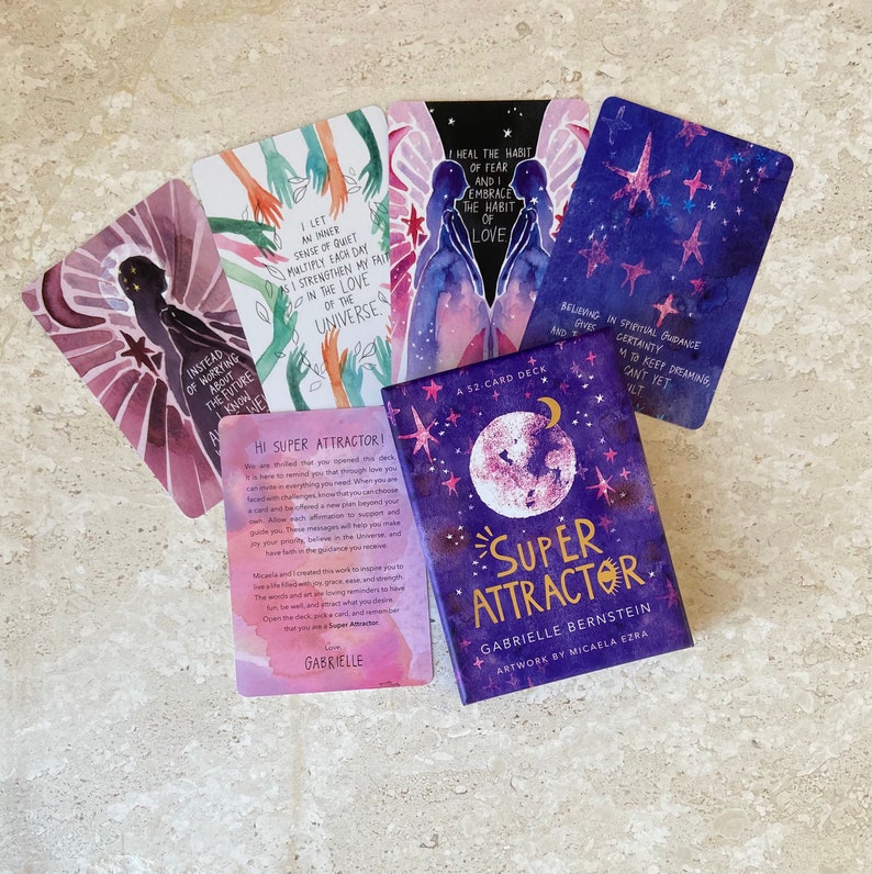 Gabrielle Bernstein super Attractor Oracle Cards Etsy