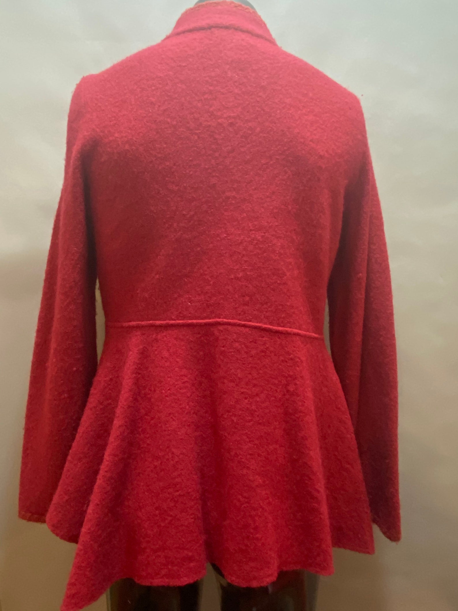 Cynthia Rowley Red Wool Jacket - Etsy UK