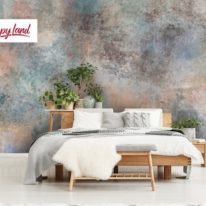 Industrial Grunge Wall Mural – Peel & Stick or Traditional Wallpaper – Concrete Wall Art – Industrial Art Wall Decor by ShopyLand, W102
