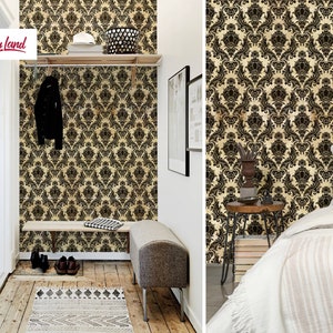 Paris Removable Wallpaper, French Wallpaper, Modern Classics Removable Wallpaper, Antique French Design, Vintage Wall Decor, W178