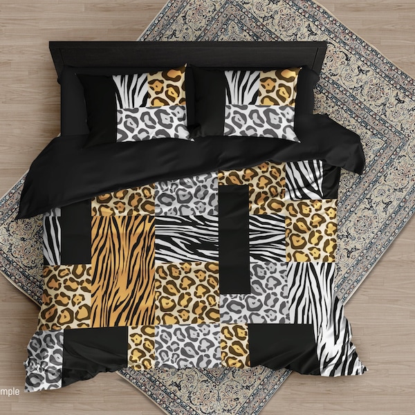 Leopard Bed Sheets Etsy