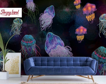 Sea Ocean Fish Coral Reefs Turtle Photo Wallpaper Mural Underwater