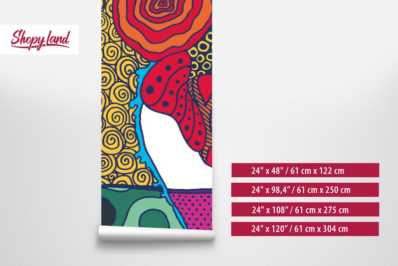 Japanese Style Peel and Stick Wallpaper Harajuku Removable Etsy