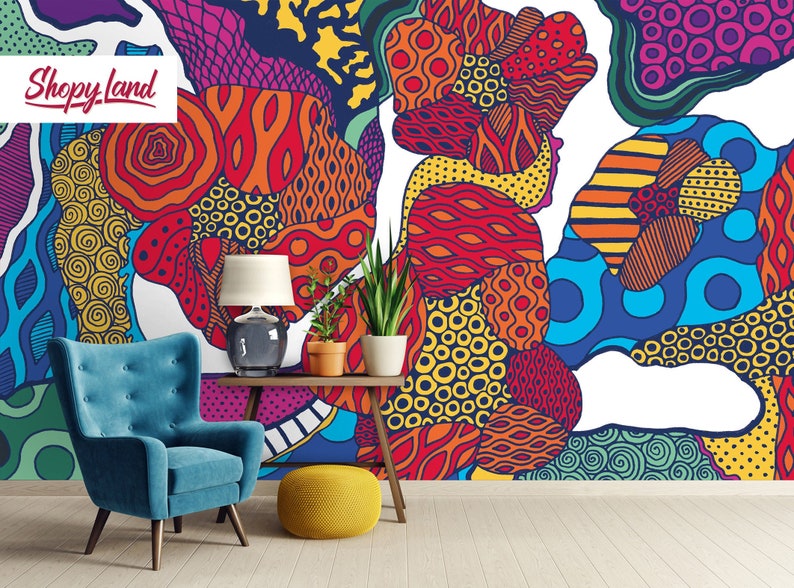 Japanese Style Peel and Stick Wallpaper Harajuku Removable Etsy