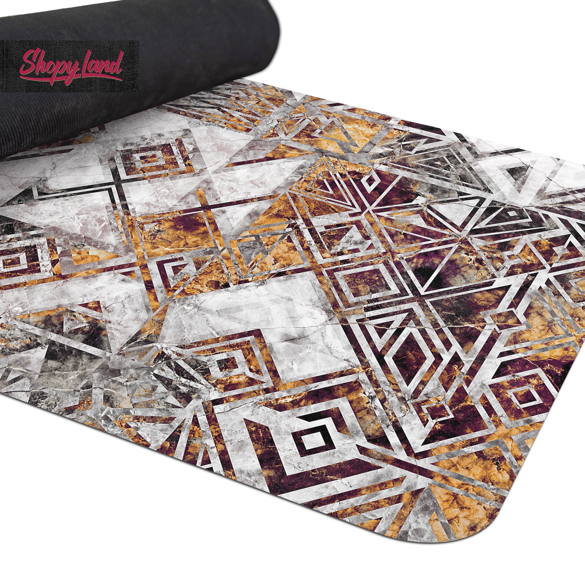 Vintage Yoga Mat Canatitza Pilates Mat yoga Rug With Strap Etsy