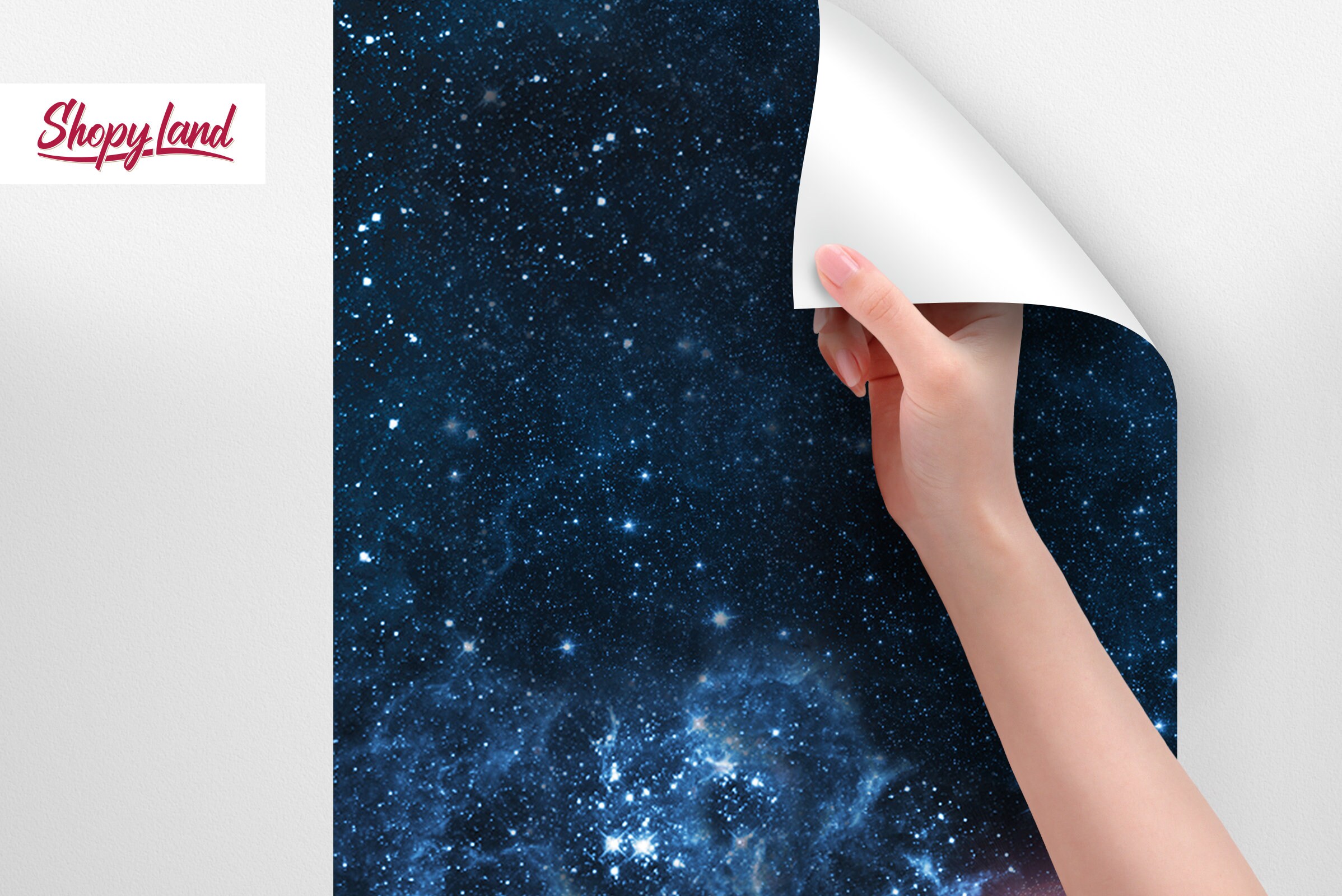 Space Removable Wallpaper Wall Mural Scifi Wall Etsy