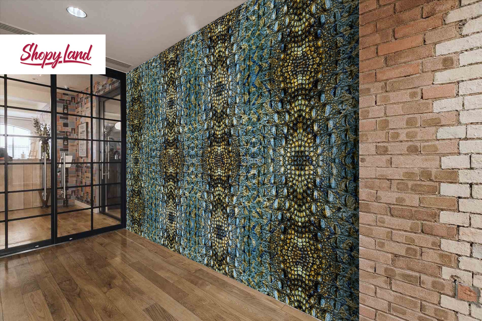 Crocodile Skin Peel and Stick Wallpaper Luxury Removable Etsy