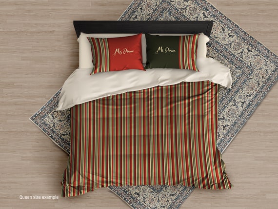 Set biancheria da letto a strisce vintage, Stretching Room, Copripiumino  personalizzato di ShopyLand, Set consolatore di design, Copriletto, B248 -   Italia