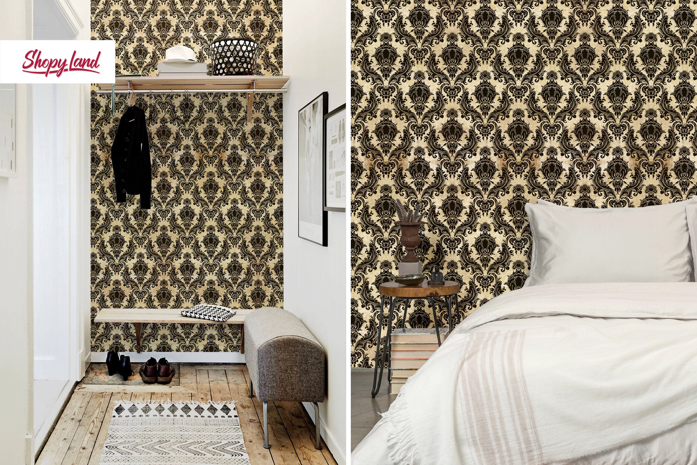 Details 61+ antique french mural wallpaper latest in.cdgdbentre