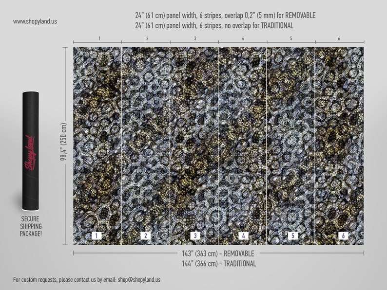 Crocodile Skin Peel and Stick Wallpaper Luxury Removable Etsy