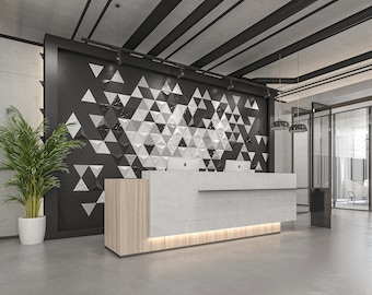 Pyramid 3D-wandpanelen NAVA / Moderne decoratieve tegels / Decoratie voor een opvallende wand